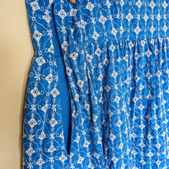 Rhode x Target Embroidered Dress Blue size XXL - Picture 6 of 9